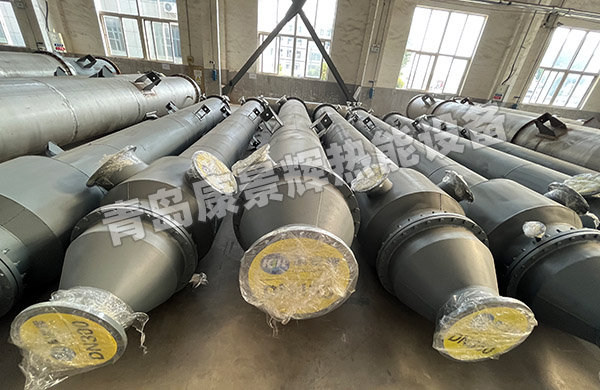 青岛某环保采购8套管式换热器用于蒸发结晶系统